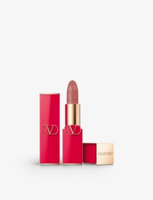 Valentino Beauty Rosso Valentino Matte Refillable Lipstick 3.4g In 123r Falling For Nude