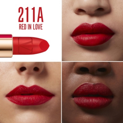 VALENTINO BEAUTY: Rosso Valentino Matte refillable lipstick 3.4g