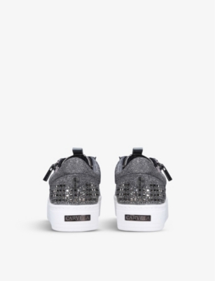 carvela studded trainers