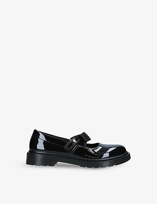 DR MARTENS: Maccy II patent leather shoes 9-10 years