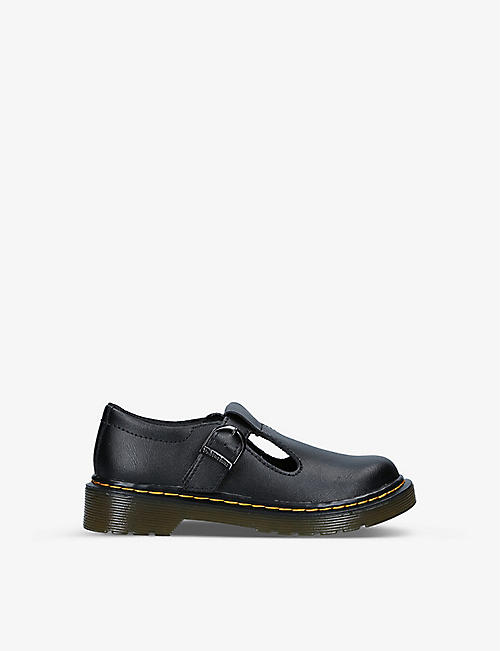 DR. MARTENS: Polley leather mary jane shoes 6-9 years