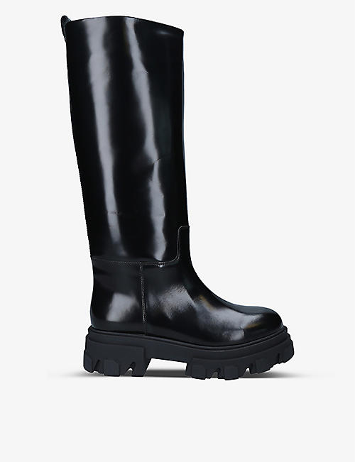 GIA COUTURE: Gia Couture x Pernille Teisbaek Perni 07 leather boots