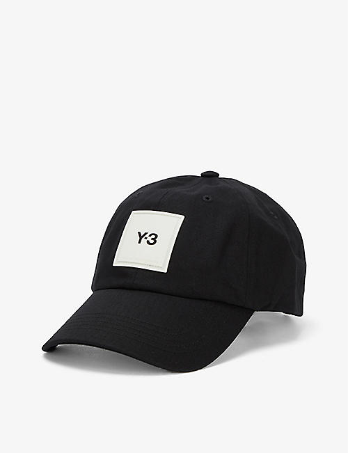 Y3: Logo-embossed six-panel cotton cap