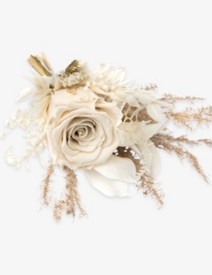 YOUR LONDON FLORIST: Dried bride’s bouquet and groom’s buttonhole set