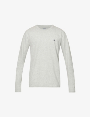 POLO RALPH LAUREN: Logo-embroidered relaxed-fit cotton-jersey T-shirt