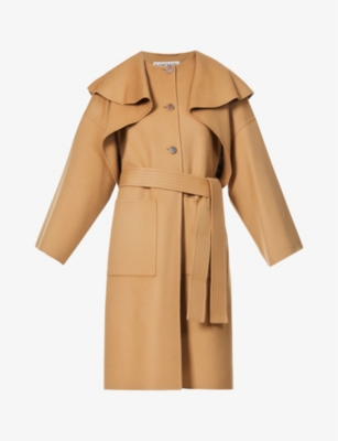 LOEWE - Overlay-panel wool and cashmere-blend coat | Selfridges.com