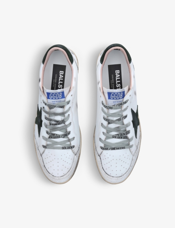 Mens Ballstar low-top leather trainers