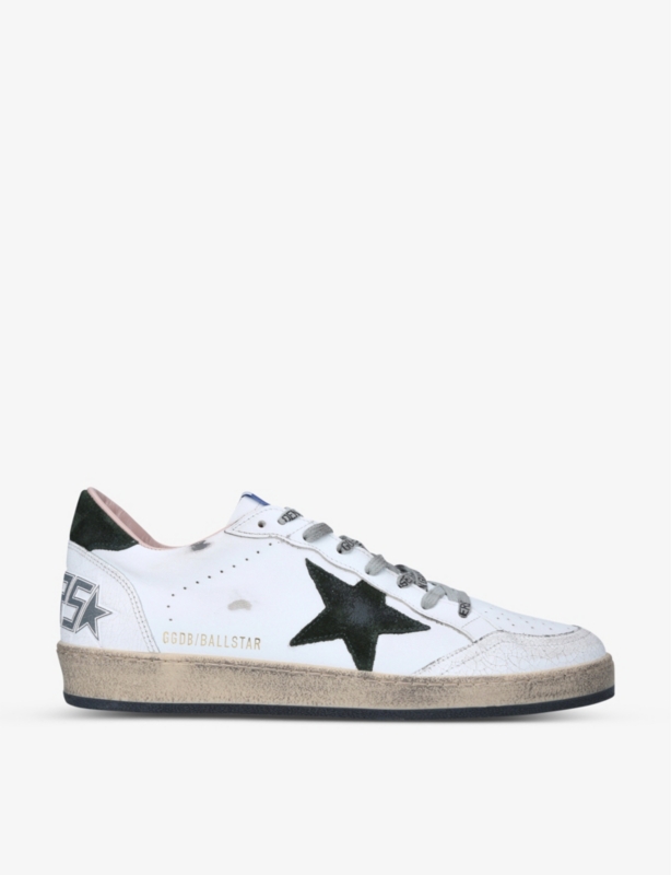 Mens Ballstar low-top leather trainers