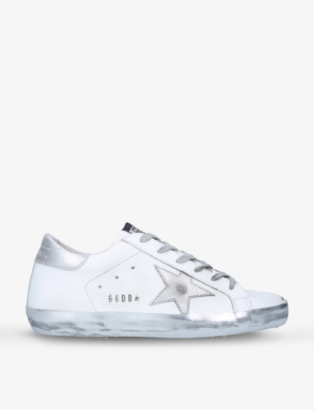 Women’s Superstar 80185 leather low-top trainers