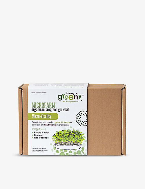 TEENY GREENY: Microfarm™ Trilogy Micro-Vitality greens growing kit