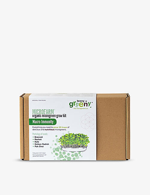 TEENY GREENY: Microfarm™ Pentalogy Macro-Immunity greens growing kit