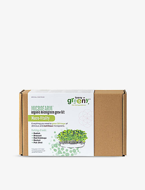 TEENY GREENY: Microfarm™ Pentalogy Macro-Vitality greens growing kit