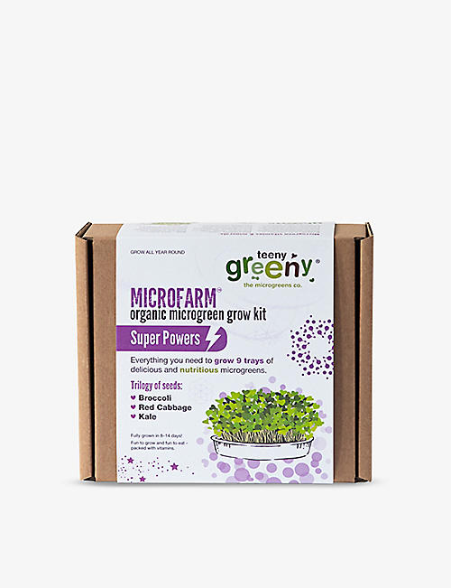 TEENY GREENY: Microfarm™ Super Powers greens growing kit