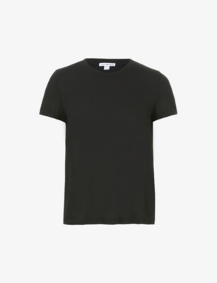 Shop James Perse Little Boy Cotton-jersey T-shirt In Black