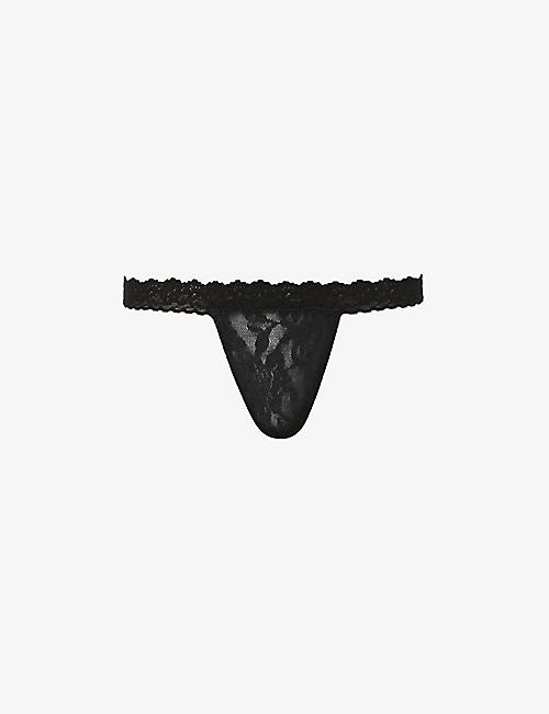 HANKY PANKY: Signature mid-rise stretch-lace thong