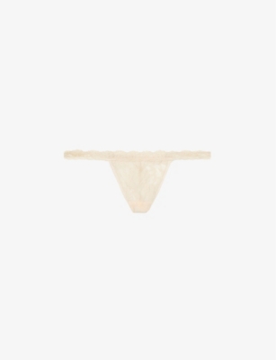 Hanky Panky Women's Daily Lace Low Rise Thong - One Size - Tidal