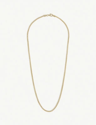 HATTON LABS: Rope 18ct yellow gold-plated sterling-silver necklace