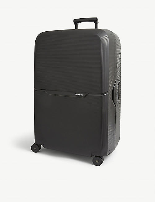 SAMSONITE: Magnum Eco Spinner four-wheel recycled-plastic suitcase 81cm