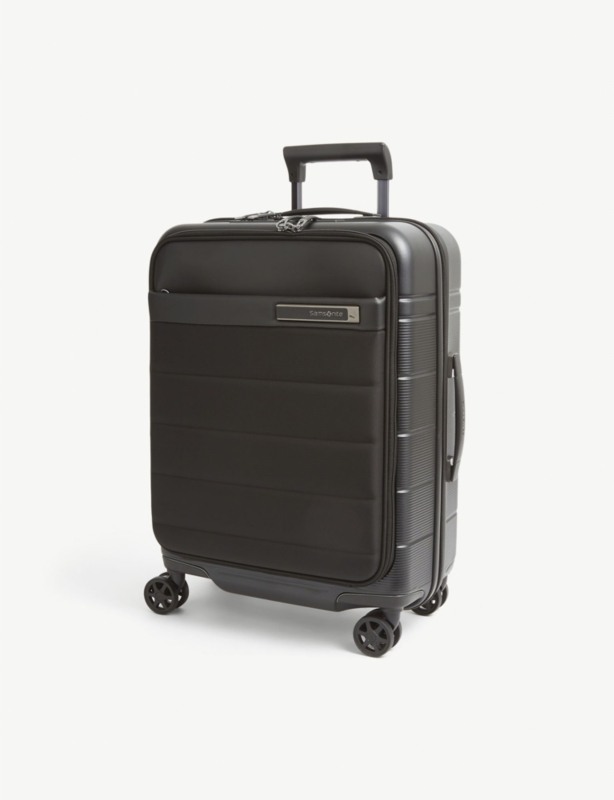 Neopod Spinner hard case 4 wheel polypropylene expandable cabin suitcase 55cm