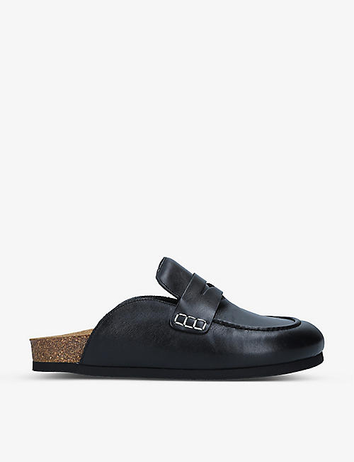 JW ANDERSON: Backless leather loafers