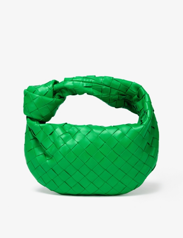 Mini Jodie Intrecciato leather top-handle bag