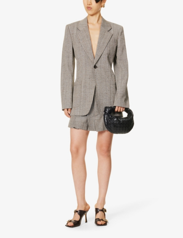 Mini Jodie Intrecciato leather top-handle bag