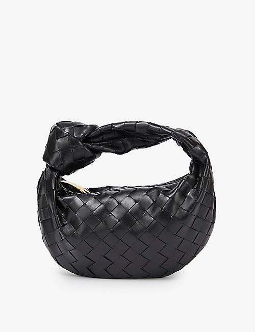BOTTEGA VENETA: Mini Jodie Intrecciato leather top-handle bag