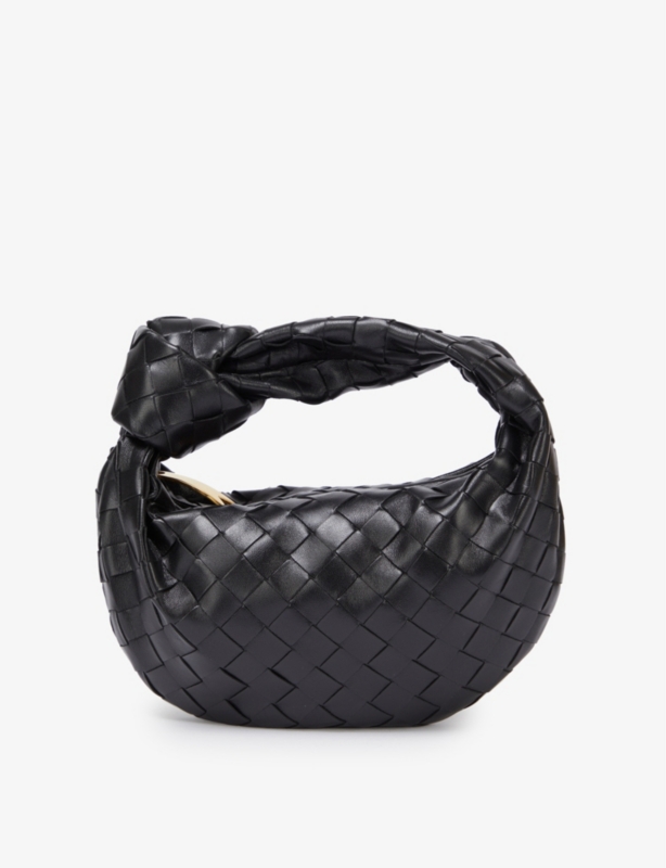Mini Jodie Intrecciato leather top-handle bag
