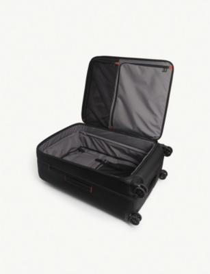 Shop Briggs & Riley Zdx Soft-case Four-wheel Expandable Suitcase 73.7cm In Black