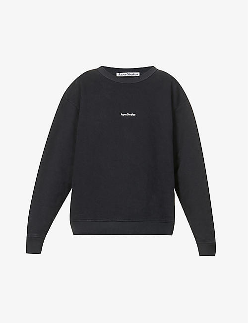 ACNE STUDIOS: Fierre logo-print cotton-jersey sweatshirt