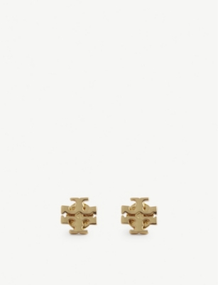 TORY BURCH TORY BURCH WOMEN'S TORY GOLD KIRA 18CT YELLOW GOLD-PLATED BRASS STUD EARRINGS,47161734