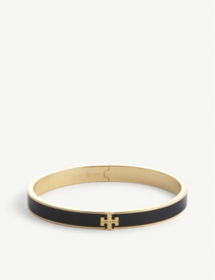 TORY BURCH Kira 18ct yellow goldplated and enamel bracelet