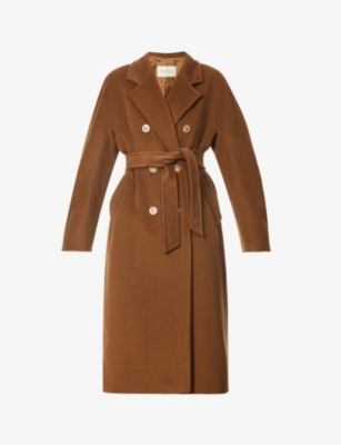 Womens Max Mara Coats | Camel Teddy Coat Albino - Marty B Stone