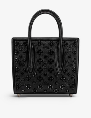 Christian Louboutin Womens Black/ultrablack Paloma S Mini Leather Tote Bag
