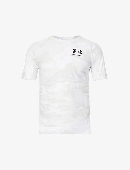 UNDER ARMOUR: Iso-chill camo-print stretch-jersey T-shirt