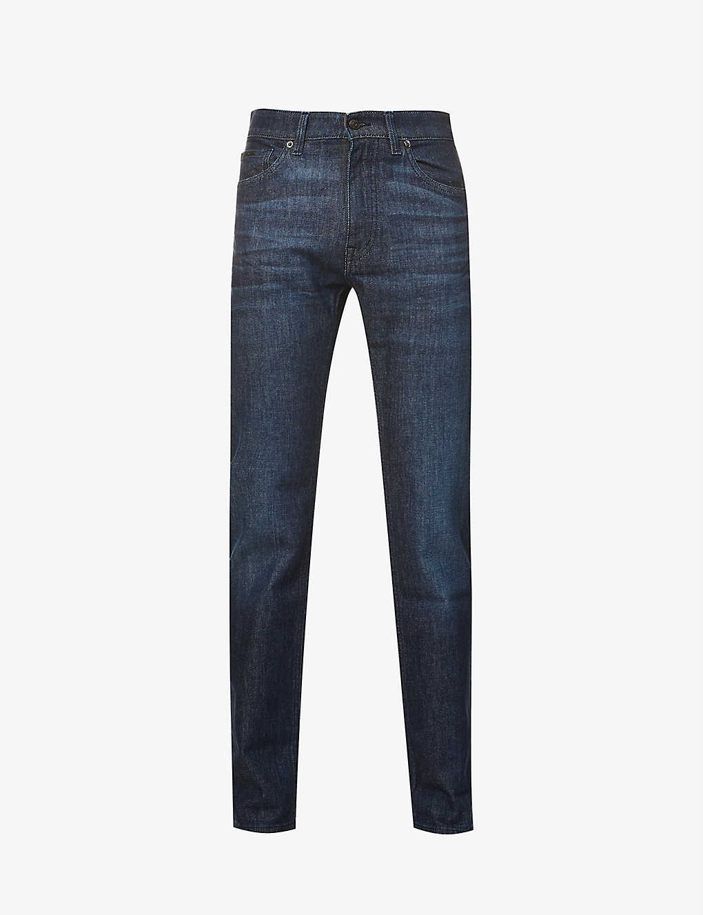 Selfridges & Co Men Clothing Jeans Stretch Jeans Mid-rise tapered stretch-denim jeans 