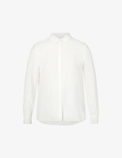 THE WHITE COMPANY: Button-up silk shirt