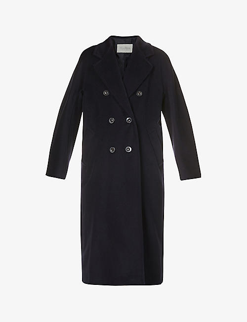 MAX MARA: Madame double-breasted wool and cashmere-blend coat