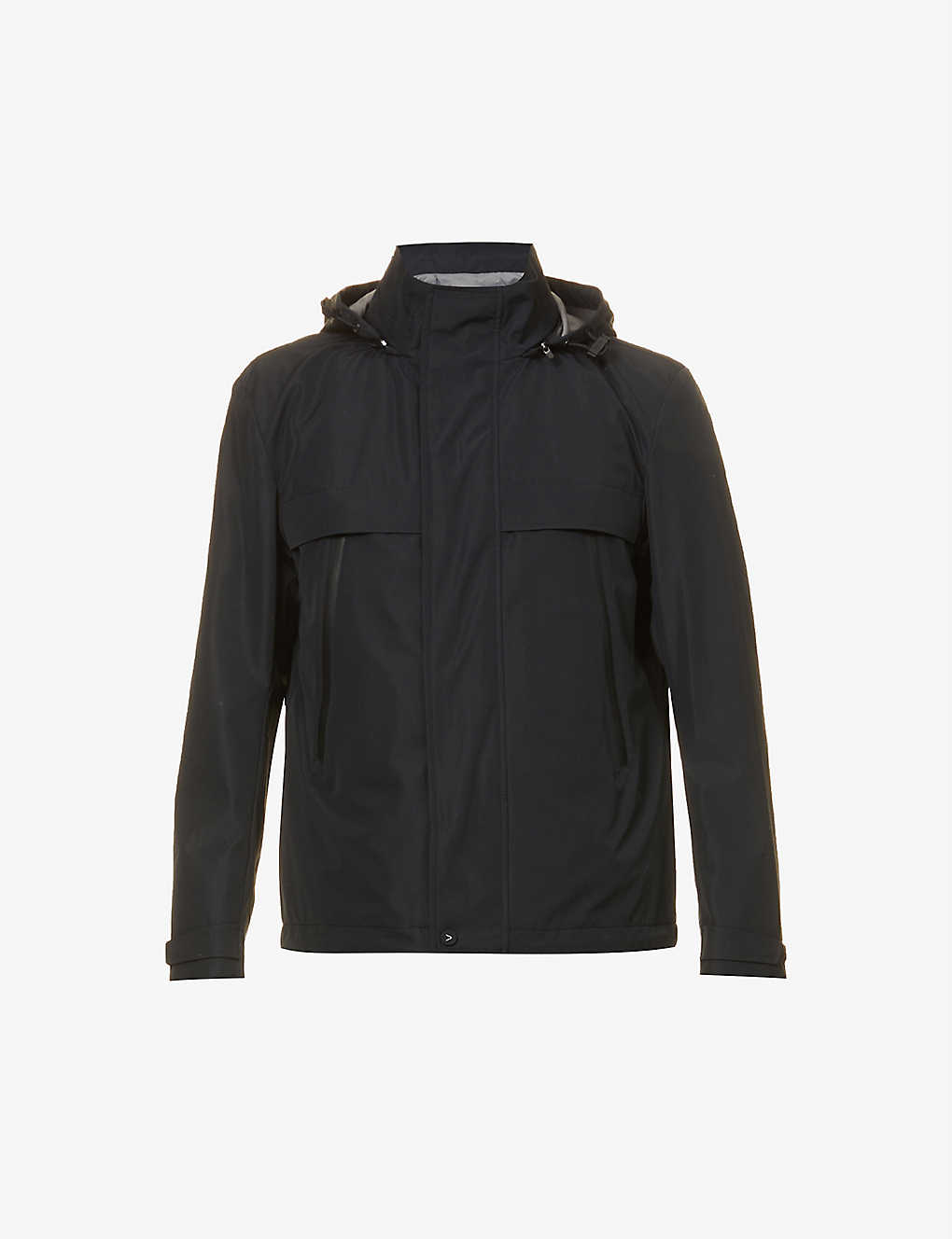 Logo-print hooded shell jacket Selfridges & Co Men Clothing Jackets Rainwear 