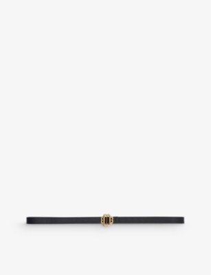 MAJE: Aminimoon leather belt