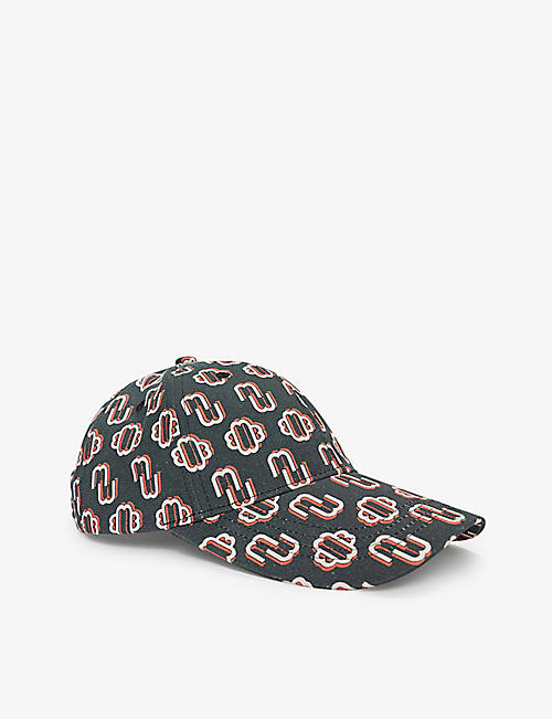 MAJE: Capfull clover-print cotton baseball cap