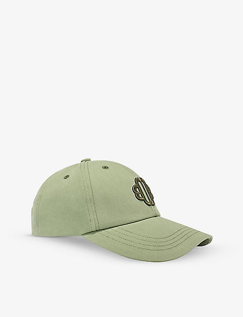 MAJE: Monogram-embroidered cotton baseball cap