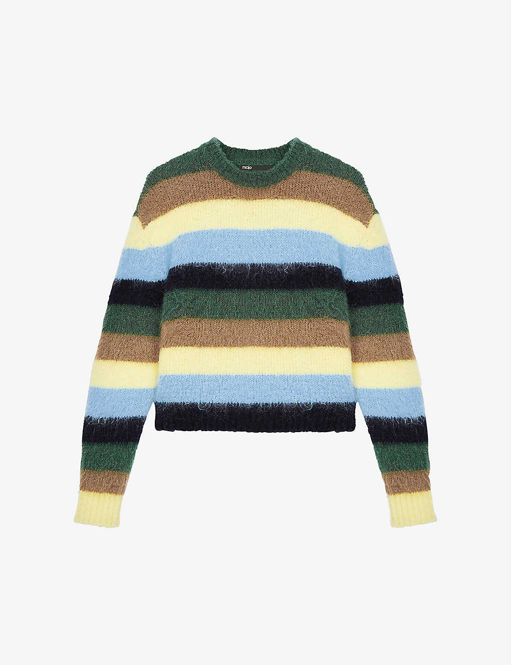 Monsieur striped stretch-knit jumper(9408245)