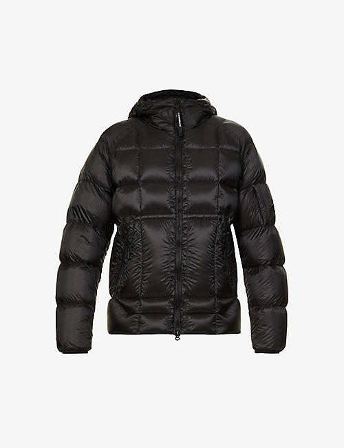 CP COMPANY: DD Shell padded shell-down hooded puffer jacket