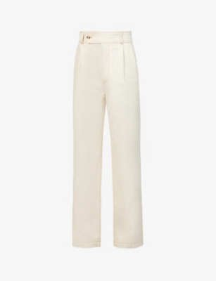 WALES BONNER - Kwaku Workwear relaxed straight-leg jeans