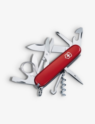 VICTORINOX: Explorer aluminium and plastic medium pocketknife 9.1cm