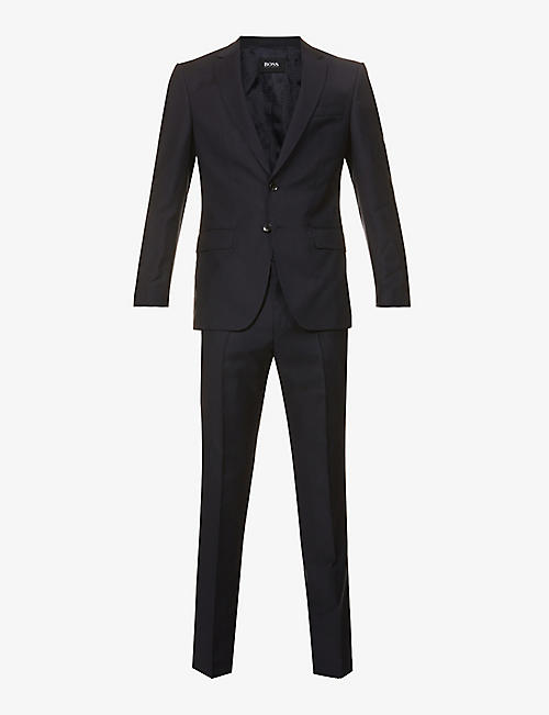 BOSS: Slim-fit single-breasted wool suit