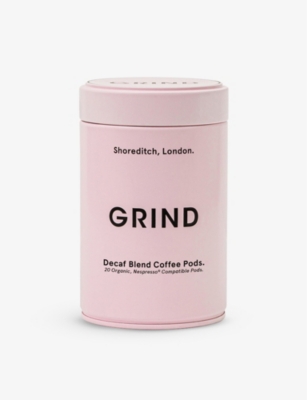 GRIND: Decaf Blend Nespresso coffee pods tin of 20