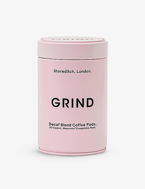 GRIND: Decaf blend coffee pods 227g