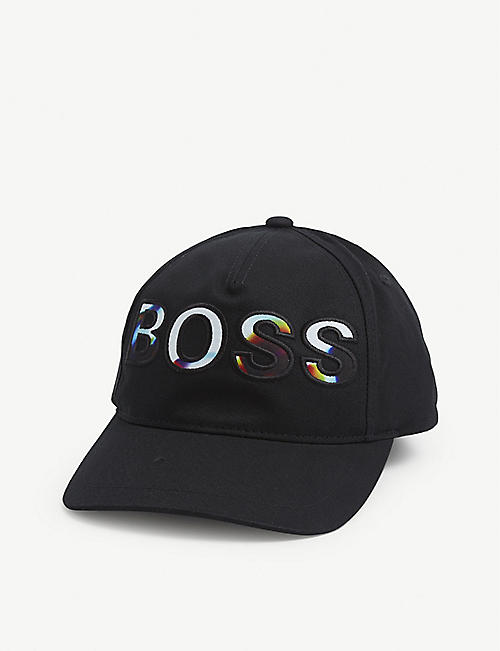 BOSS: Brand-embroidered cotton-canvas cap